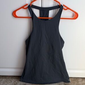Alo Gray Racerback Tank Top - No pads
